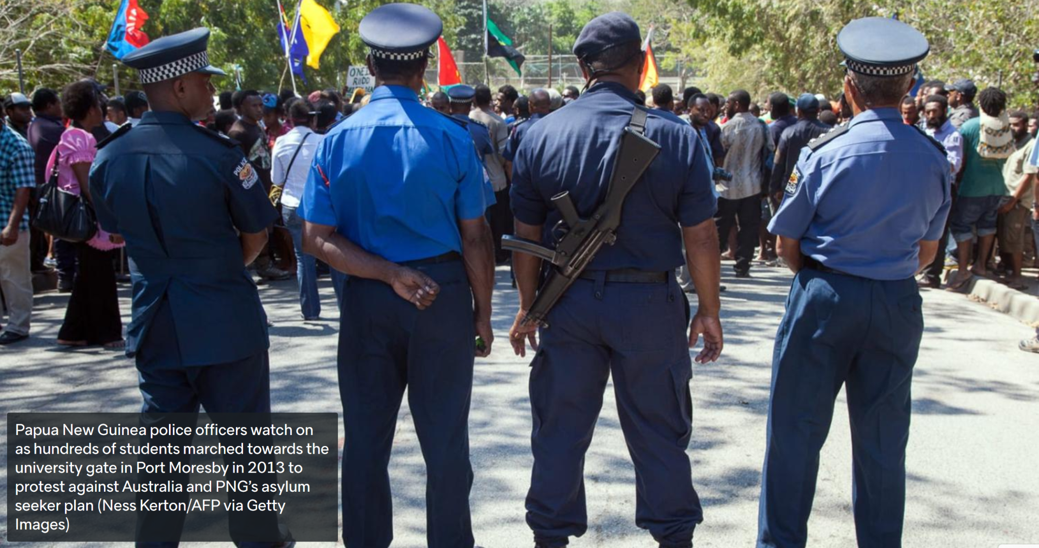 rewrite this title PNG-China: What’s to gain in any policing deal?